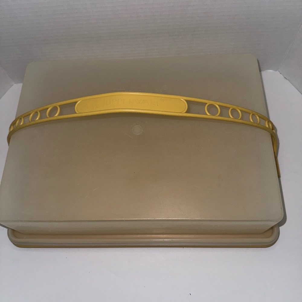 Yellow and Tan Accessory Case